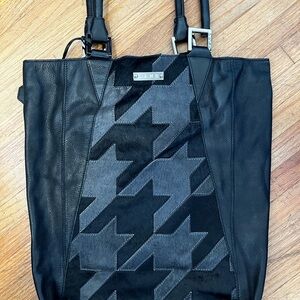 RARE L.A.M.B. Black and Gray Tote Bag